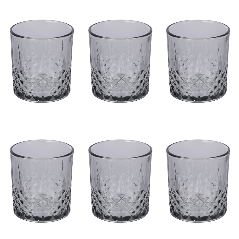 Set 6 bicchieri 340 ml, fumé,  Edinburgh Sibilla