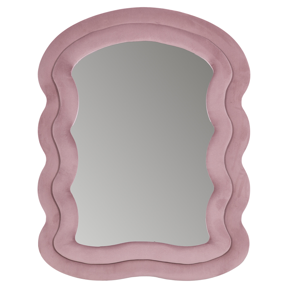 Specchio arredo da muro 70x90 cm, rosa cipria, More Amor