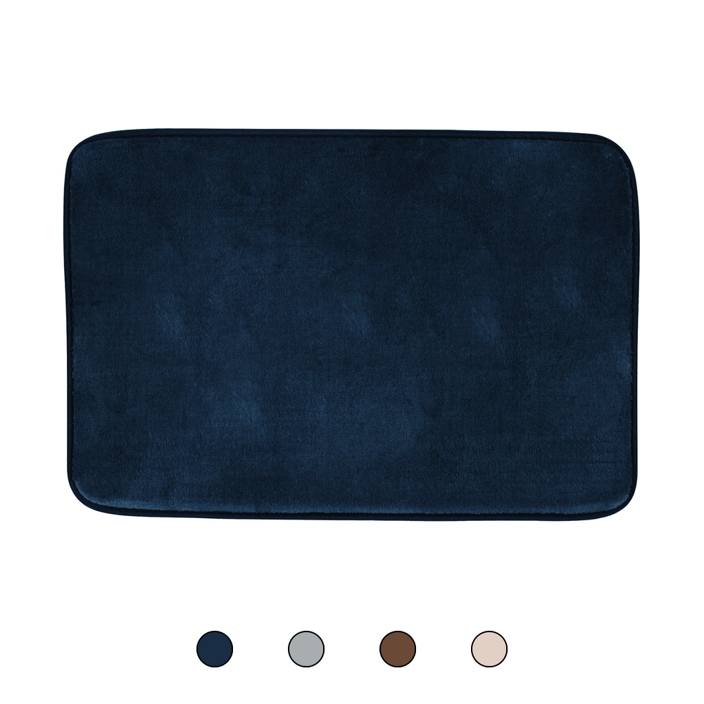 Tappeto bagno 45x75 cm in memory foam, Sibilla