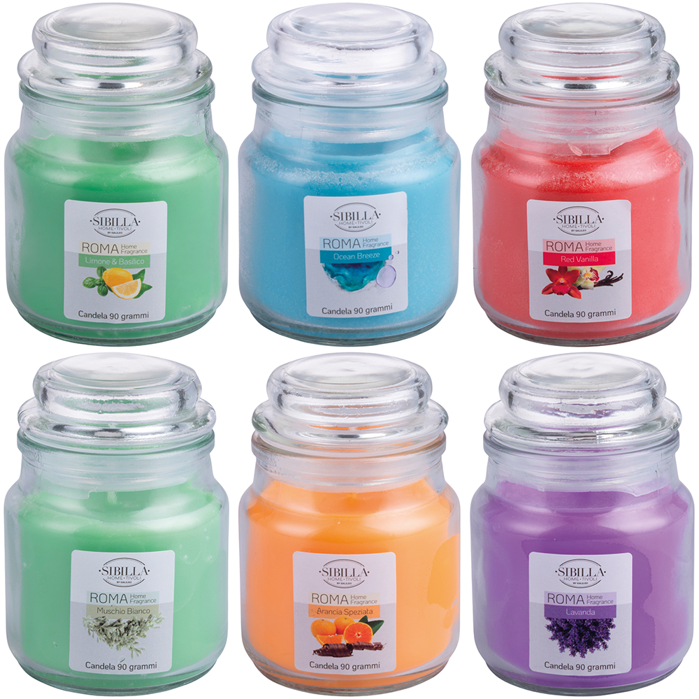 Candela profumata 90 g, Roma Home Fragrances Sibilla