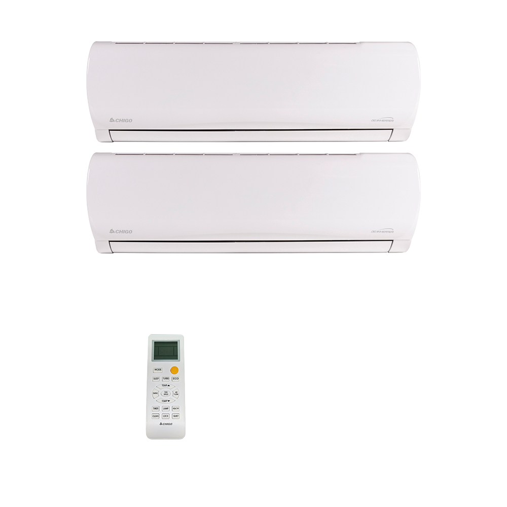 Climatizzatore Aero Dual split 9000 Btu + 12000 Btu, Chigo