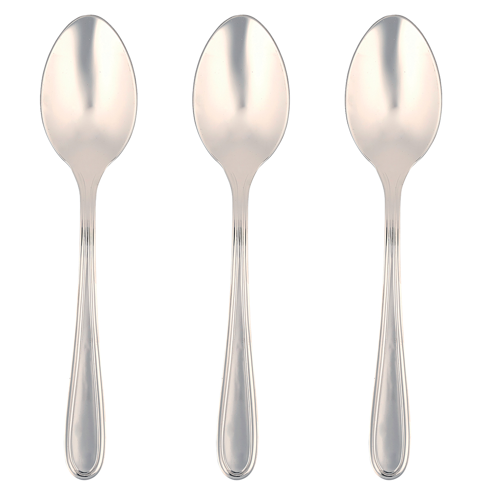 Set 3 cucchiai in acciaio inox 18/10, City