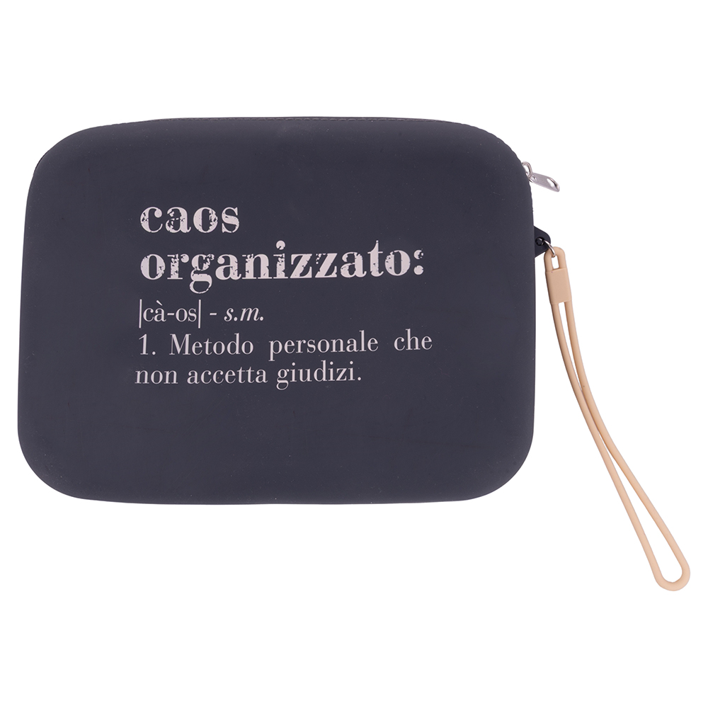 <p>Pochette in silicone, Victionary</p>