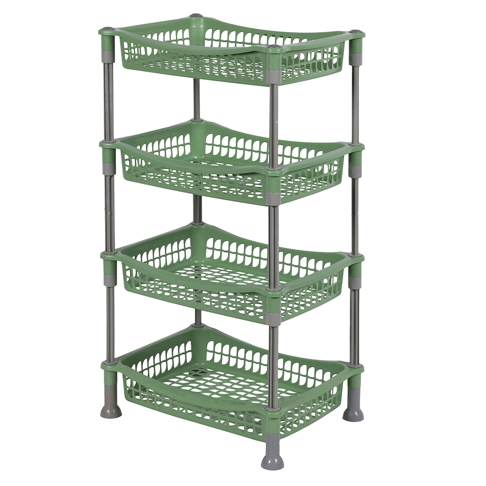 Carrello cucina 4 ripiani 40x30x77,5 cm, Carry