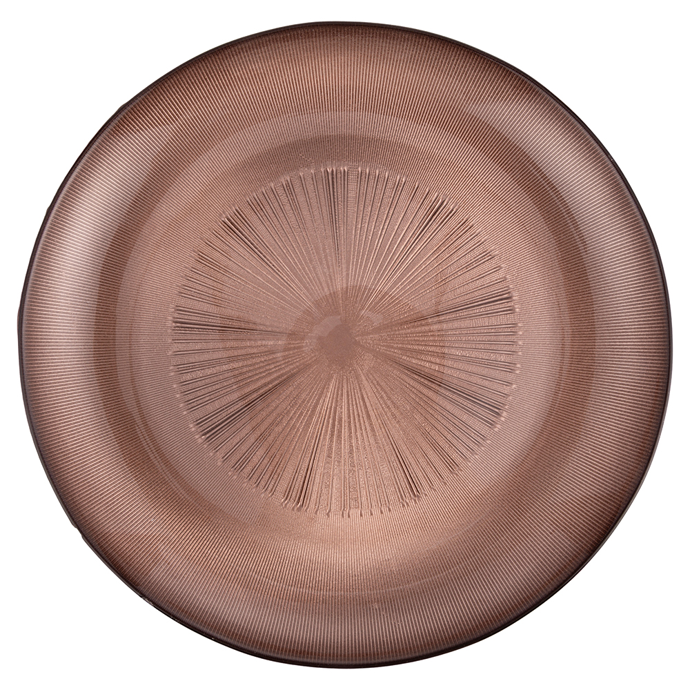 Sottopiatto in vetro, chocolate