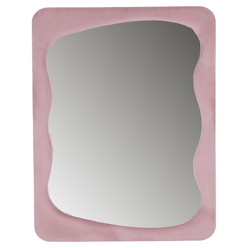 Specchio arredo da muro 70x90 cm, rosa cipria, More Amor