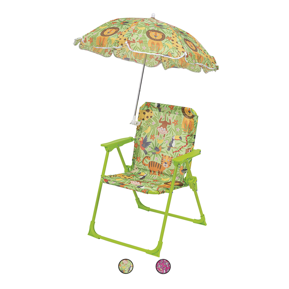 Sedia bimbo con braccioli e ombrello, Esté