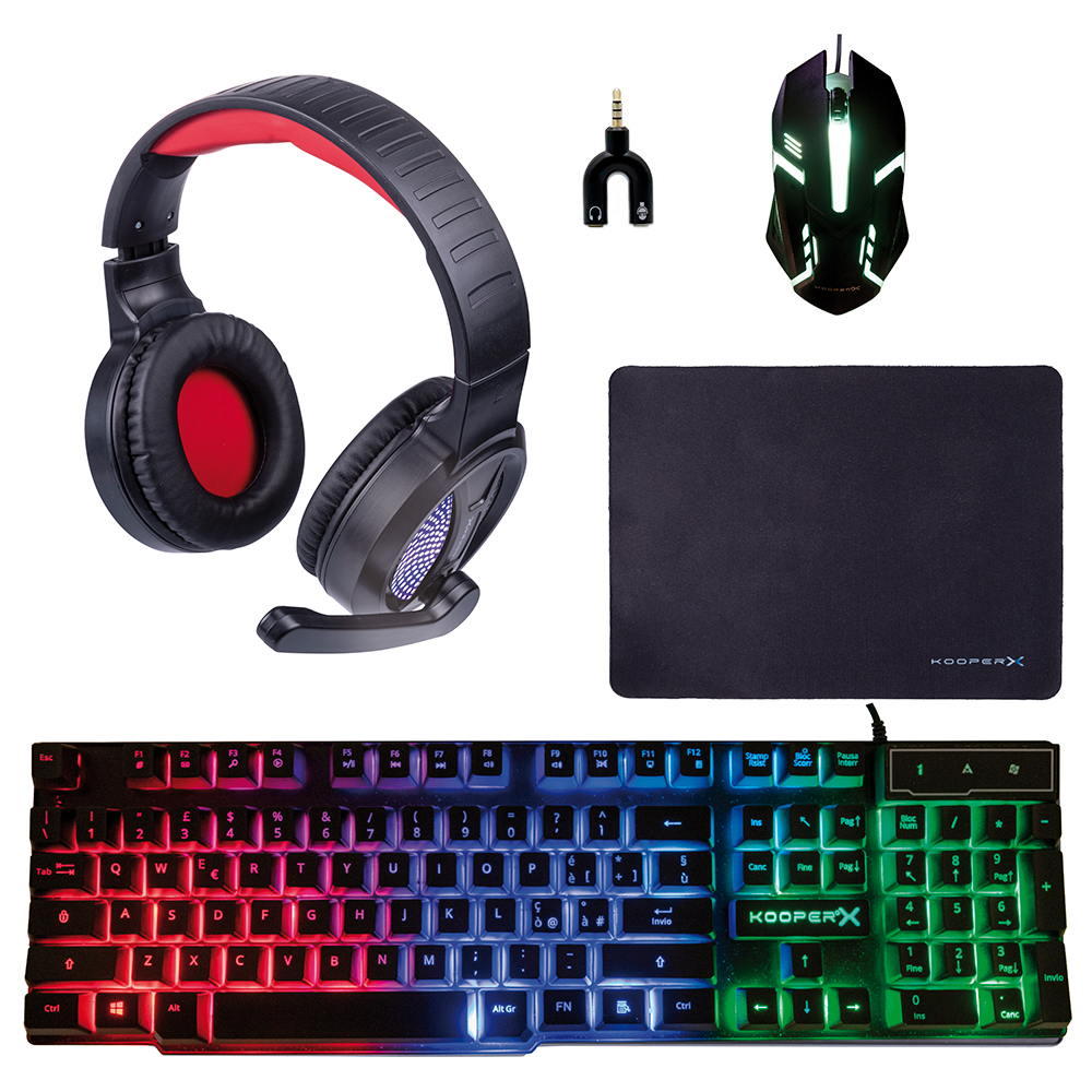 Combo Gamer 5 in 1, Kooper X