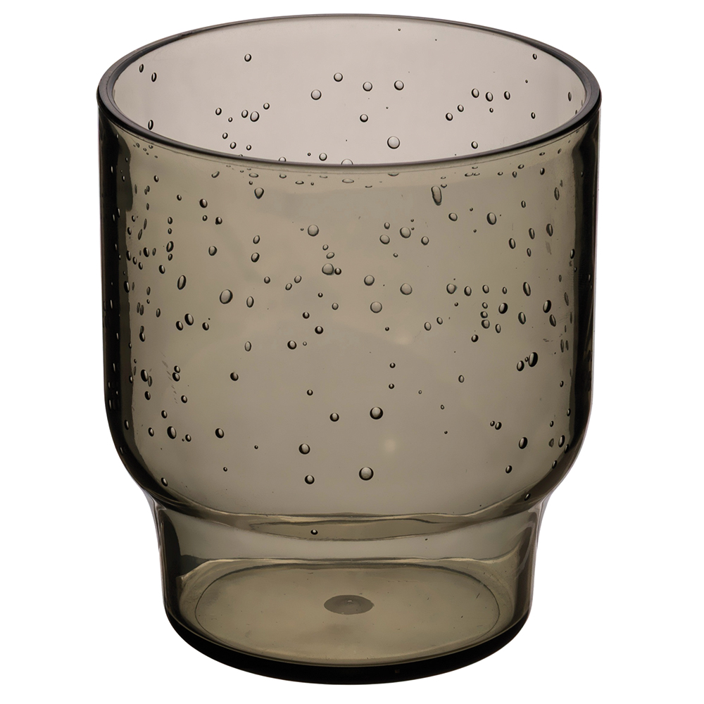 Bicchiere acqua 325 ml bolle, in plastica MS, Cedro Pedro, Unico