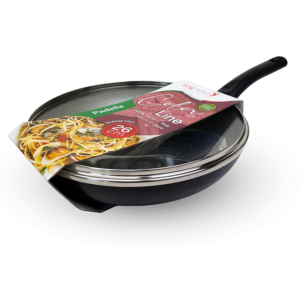 Padella con coperchio Ø26 cm in alluminio, Nordika Line