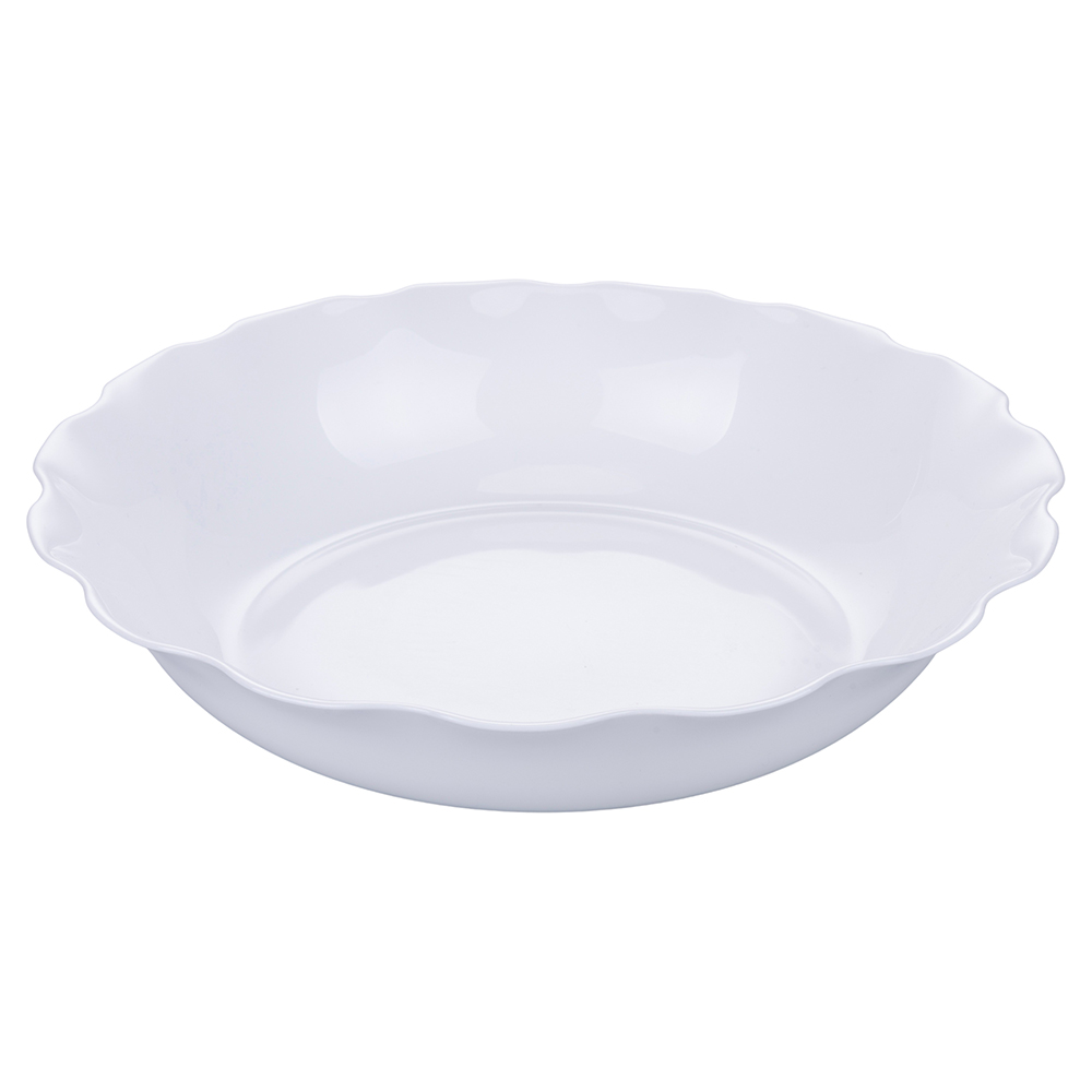 Insalatiera tonda 25 cm in vetro opalino