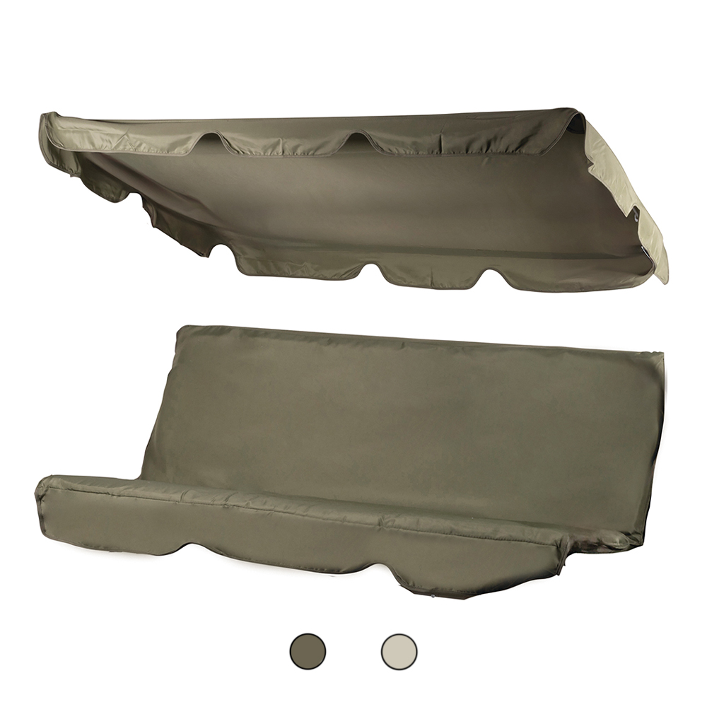 Set di ricambio per dondolo 3 posti, con tetto e cuscino, Esté