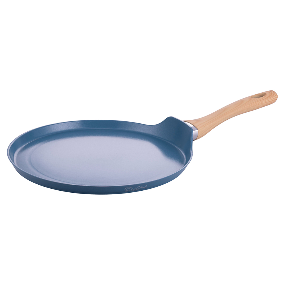 <p>Crepiera 28 cm, rivestimento in ceramica, induzione, Boracay SìChef</p>