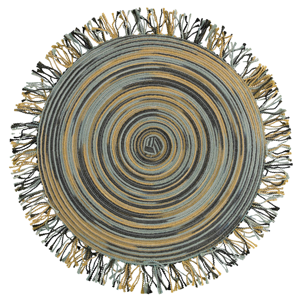 Tovaglietta verde con frange, Shades of Greenery