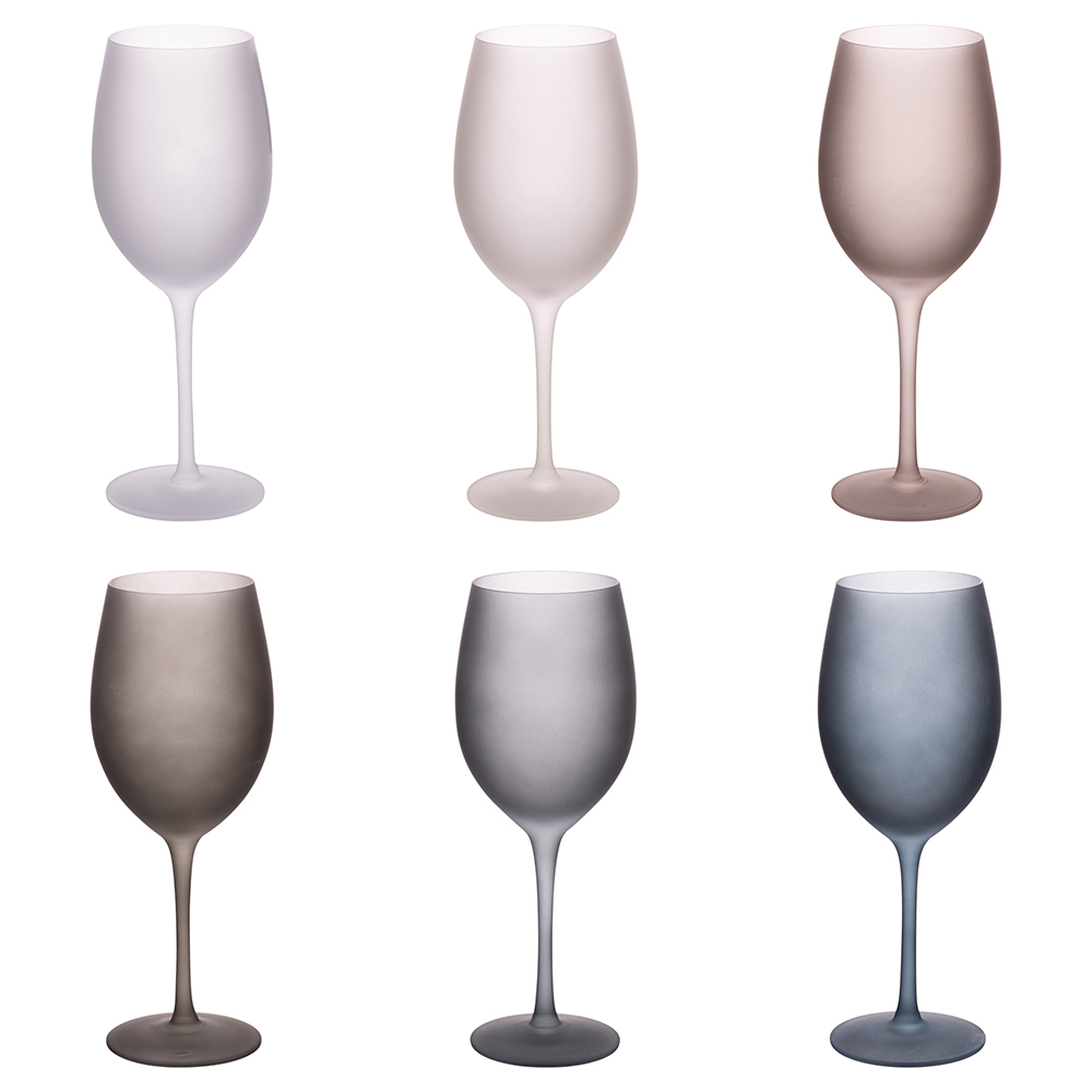 Set 6 calici 650 ml frosted, Happy Hour Stones