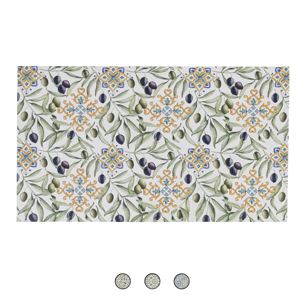 Tappeto cucina antimacchia 60x100 cm in vinile, Posillipo