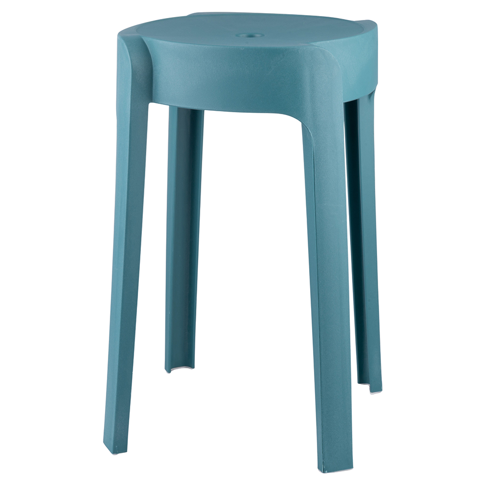 Sgabello ottanio impilabile in plastica PP, Twist Sibilla