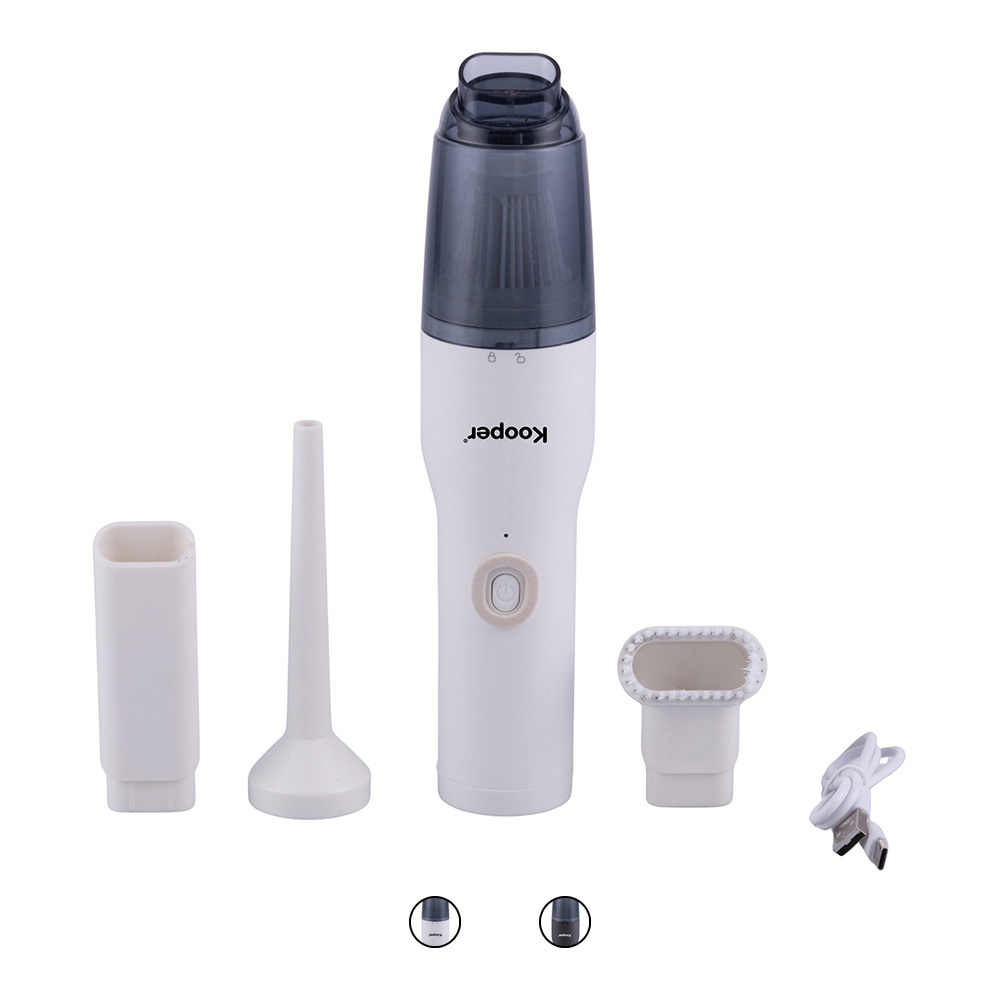 Aspirapolvere mini 2 in 1 ricaricabile, Kooper