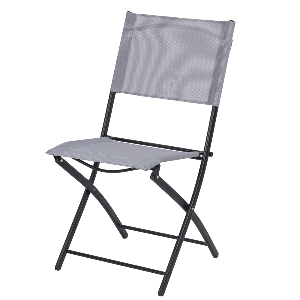 Sedia pieghevole da esterno nera, Maratea Esté