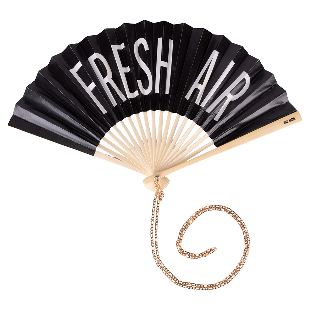 Ventaglio Fresh Air, manico in bambù, Bigismore