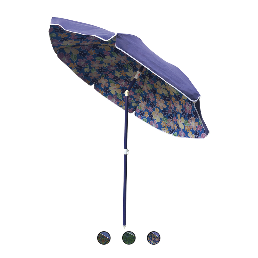 Ombrellone da spiaggia duplex  Ø 2 m con inclinazione, Soleil Esté