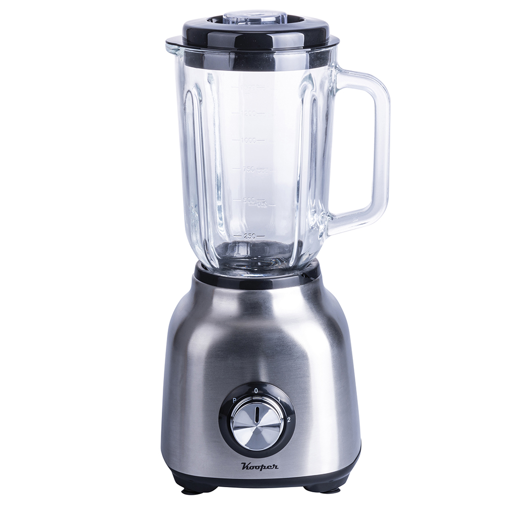 Frullatore elettrico 1,5 L, in acciaio inox, 500 W, silver, Kooper