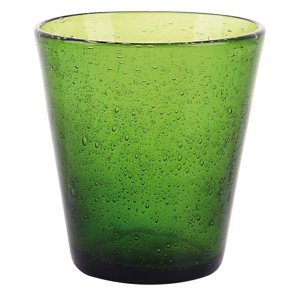 Bicchiere acqua verde scuro 330 ml, Cancun Satin
