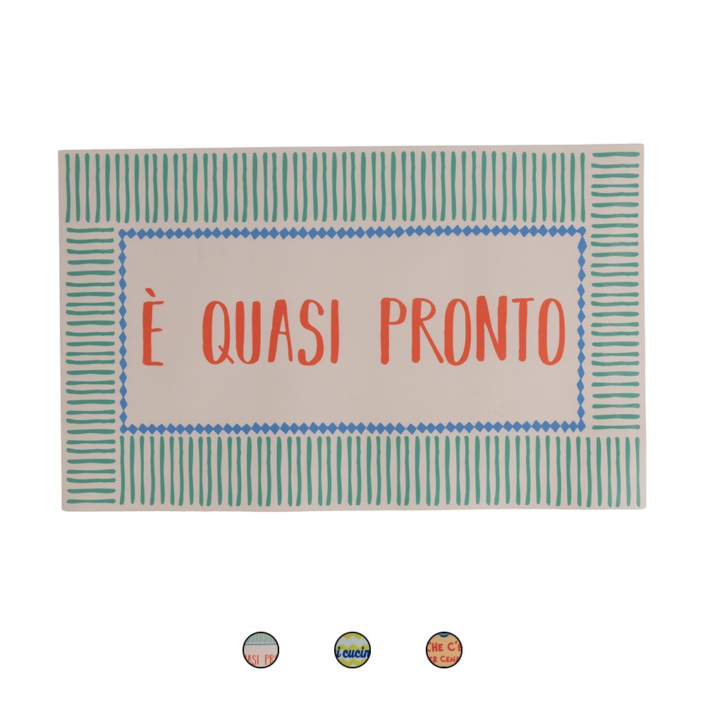 Guida da cucina 50x80 cm, fondo antiscivolo, More Amor