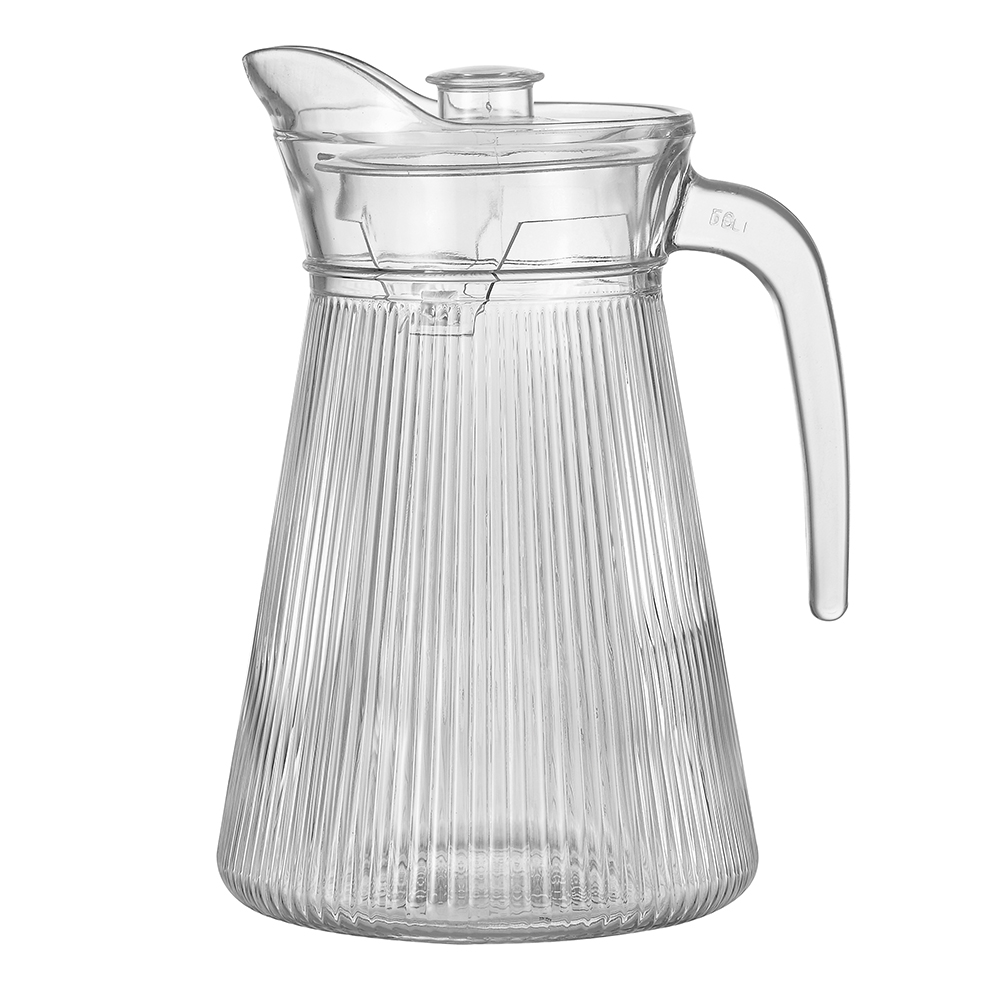 Caraffa 1,620 L in vetro con coperchio, Sibilla