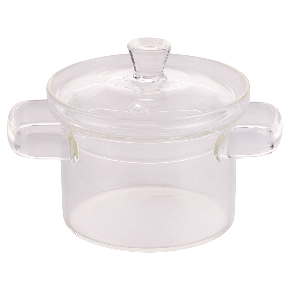 Contenitore con coperchio 150 ml in borosilicato, Glass