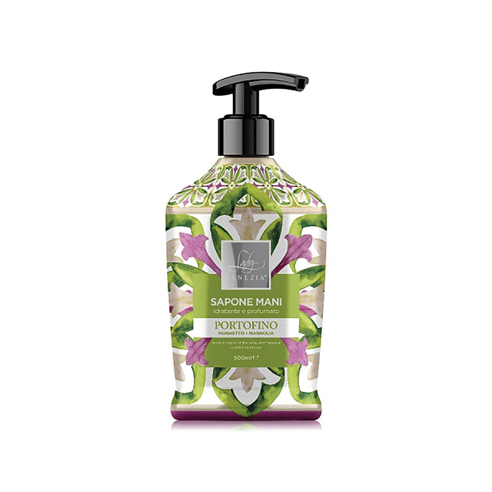 Sapone mani 500 ml idratante e profumato, mughetto & magnolia, Portofino