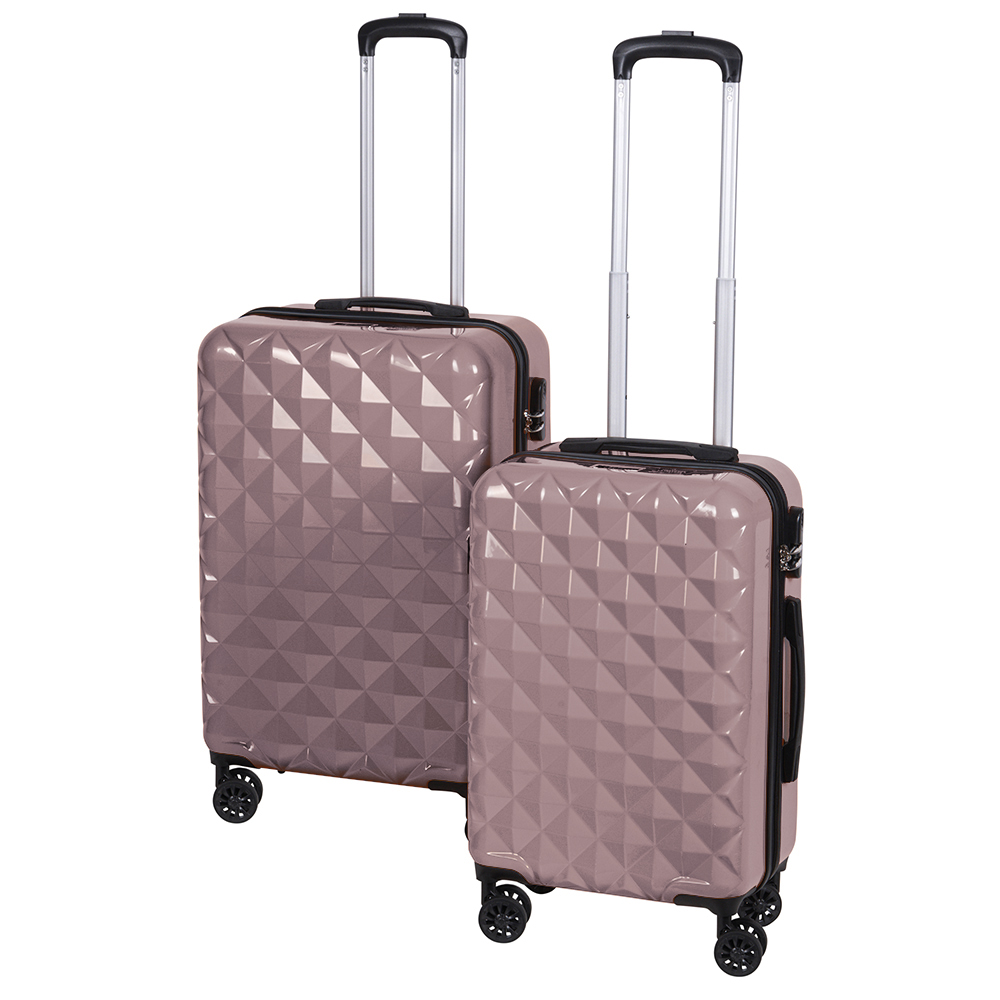 Set 2 valigie rosa gold, Diamond