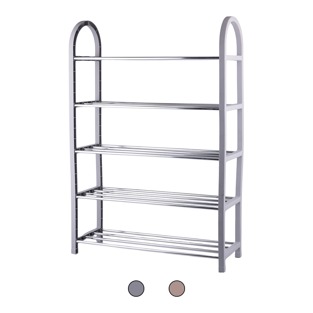 <p>Scarpiera 5 ripiani extra-slim 56x20xh.83 cm, Sìordine</p>
