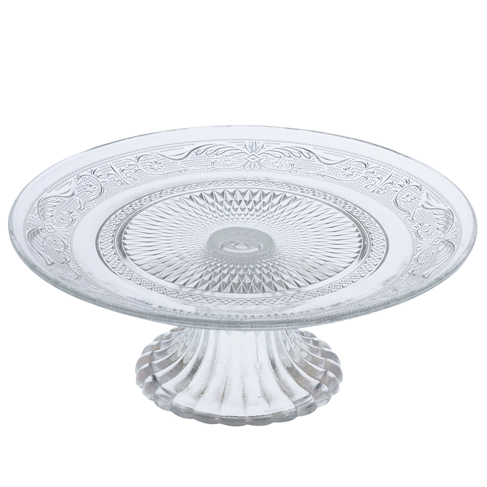 Alzata in vetro Ø30xh.9 cm, Sibilla