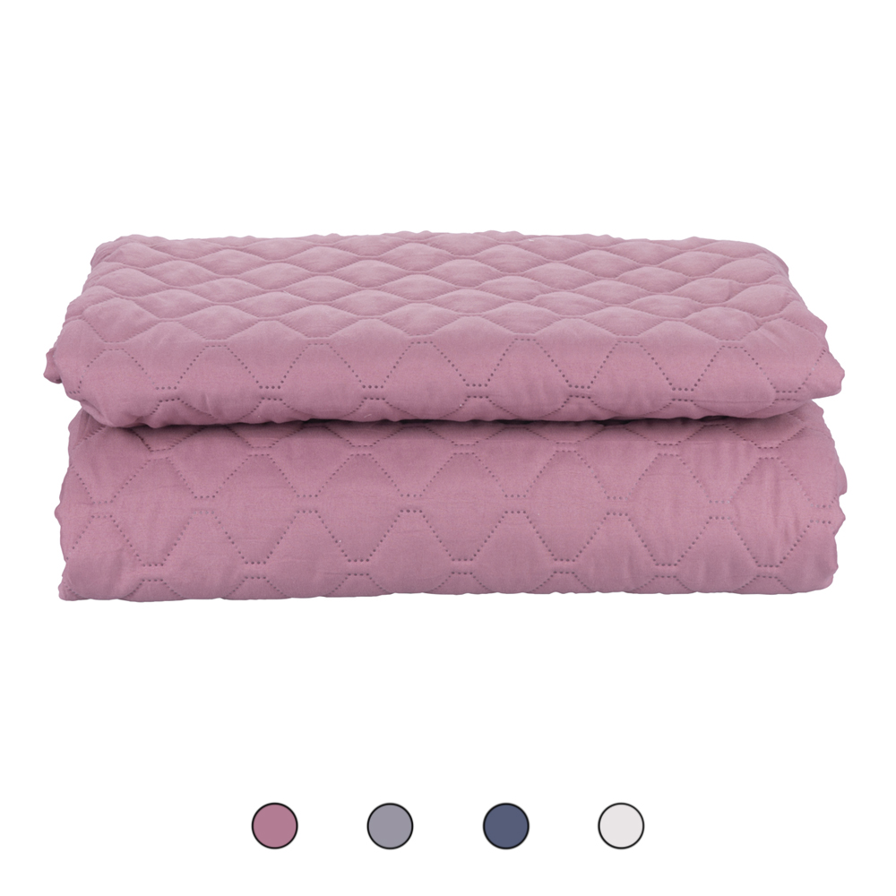 Trapunta matrimoniale in microfibra tinta unita 220x260 cm, Sibilla