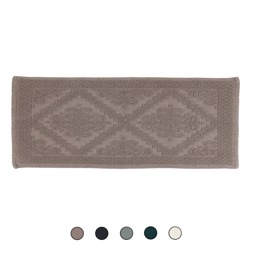 Tappeto bagno 60x180 cm in 100% cotone, Sibilla