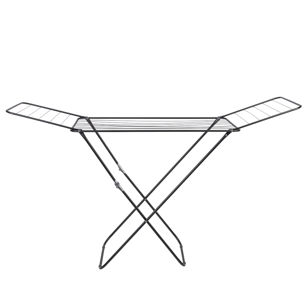 Stendino in metallo nero satinato richiudibile, Laundry Sìordine