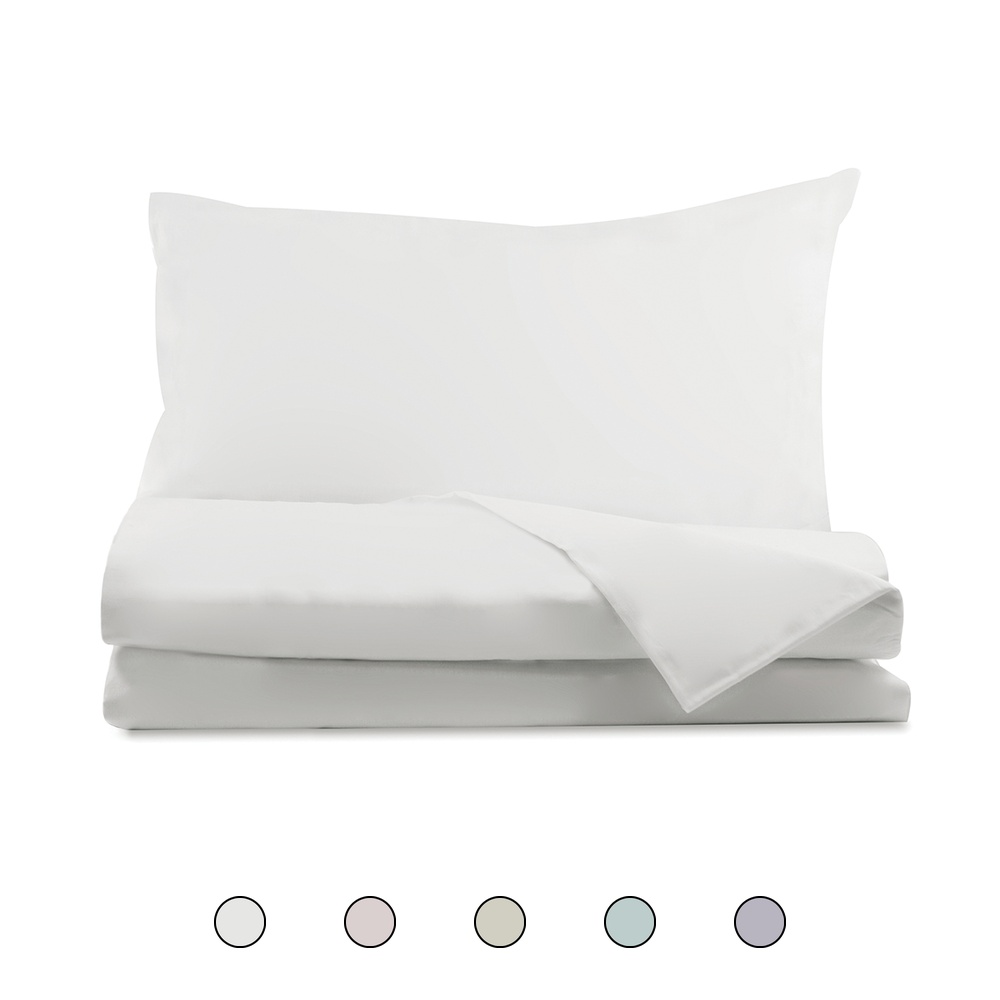 Completo letto singolo in microfibra, con angoli, Sibilla