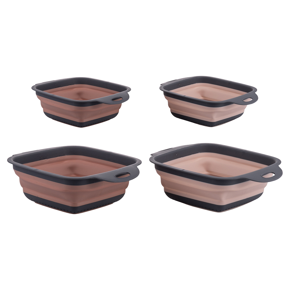 Set 2 scolapasta multiuso richiudibili e impilabili, SìChef