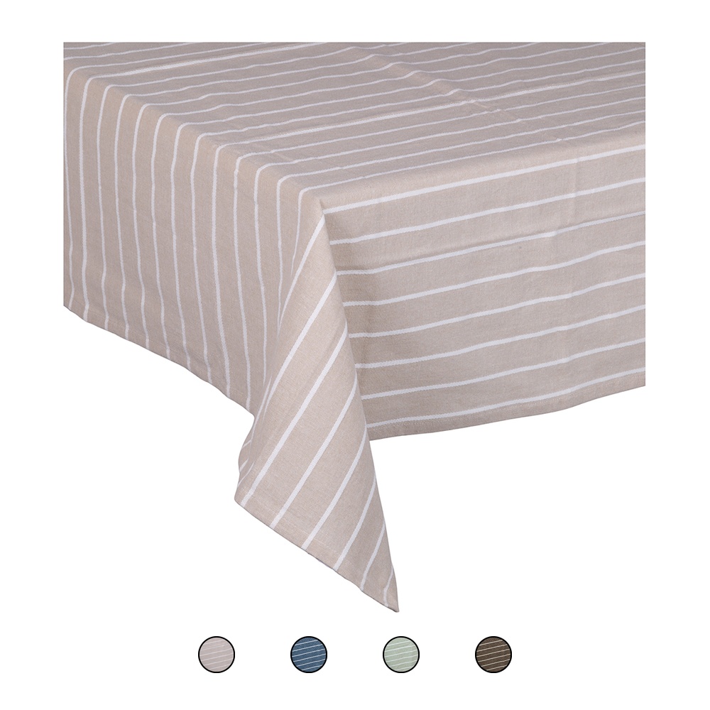 <p>Tovaglia 140x180 cm in policotone, 8 posti tavola, Sibilla</p>