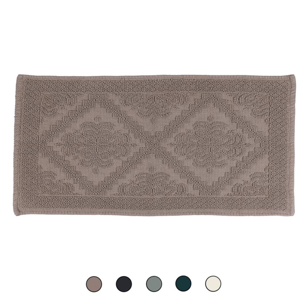 Tappeto bagno 60x130 cm in 100% cotone, Sibilla