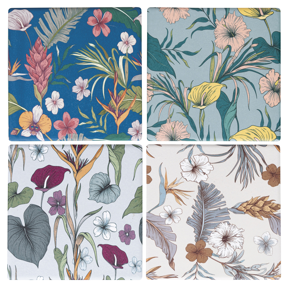 Mattonella decorativa 11x11 cm, Botanico Sibilla