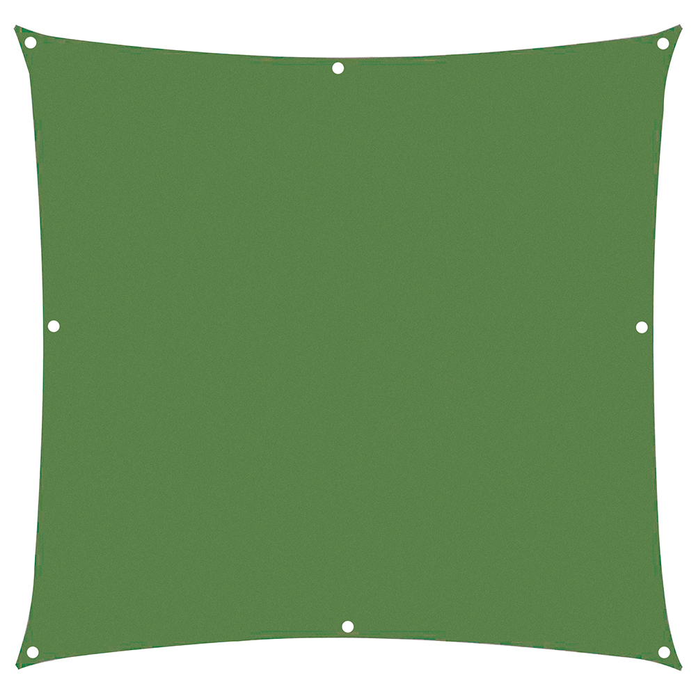 <p>Vela ombreggiante quadrata idrorepellente e resistente 3x3 m, verde, Esté</p>