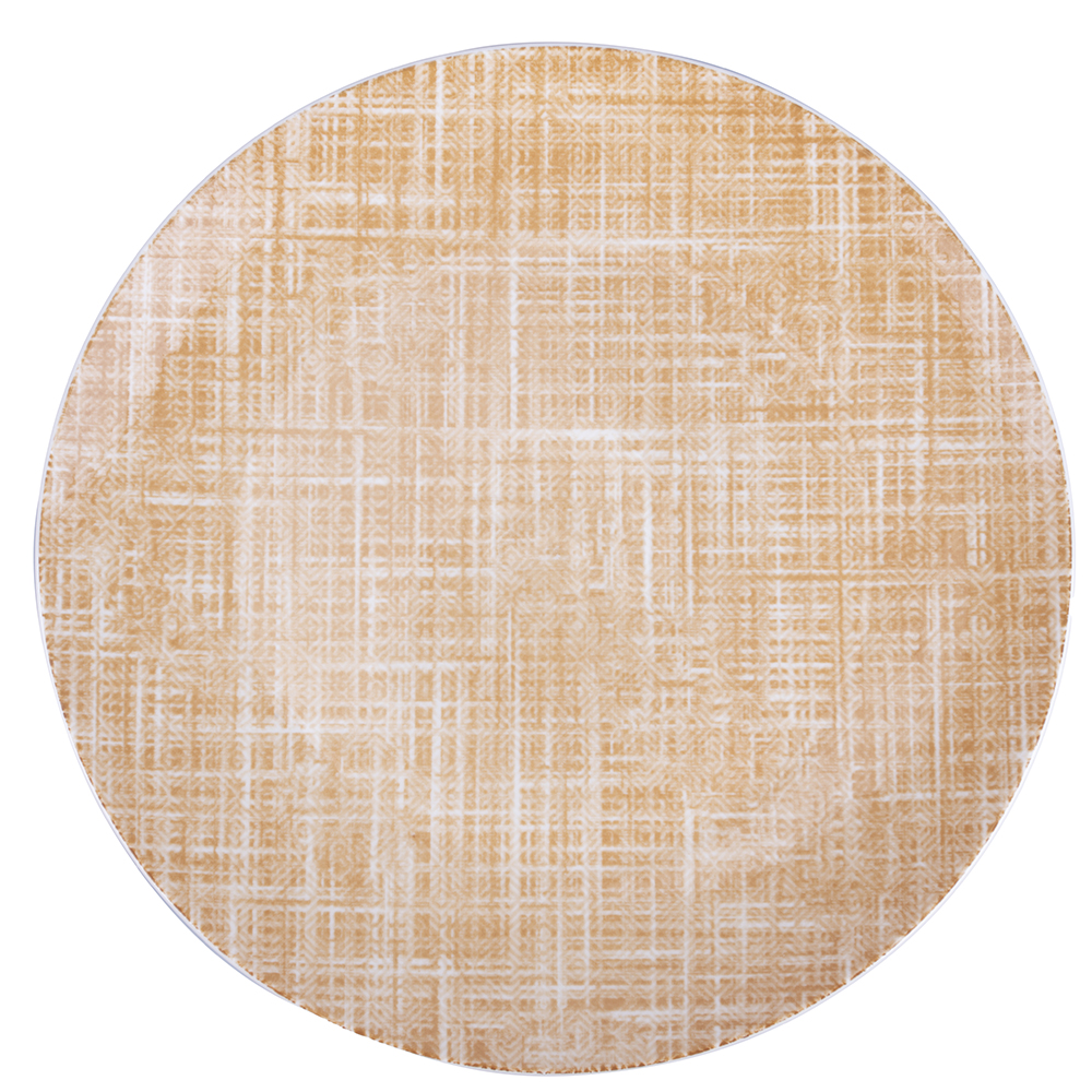 Piatto piano in porcellana, sabbia, Texture