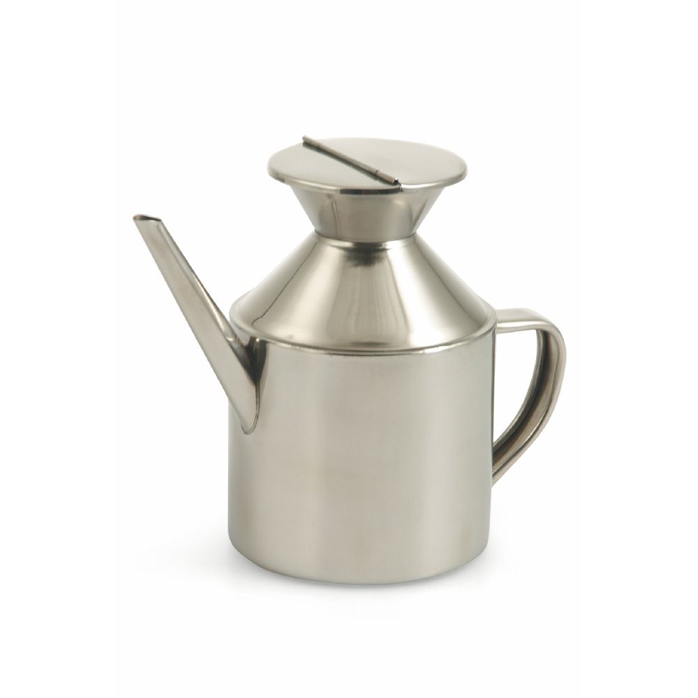Oliera in acciaio inox con dosatore antigoccia 500 ml, SìChef