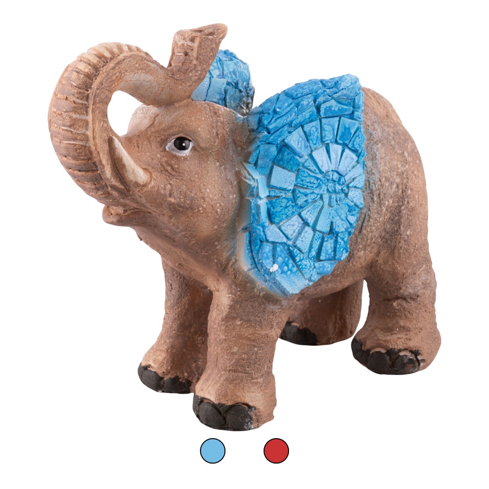 Elefante da giardino h. 17 cm in poliresina, Esté