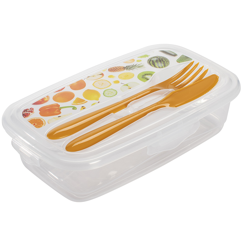 Contenitore portapranzo 1 L con posate, Paris