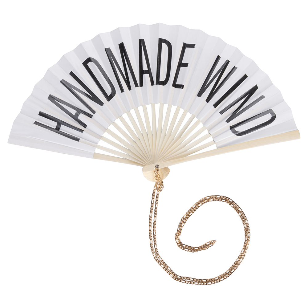 Ventaglio Handmade Wind, manico in bambù, Bigismore