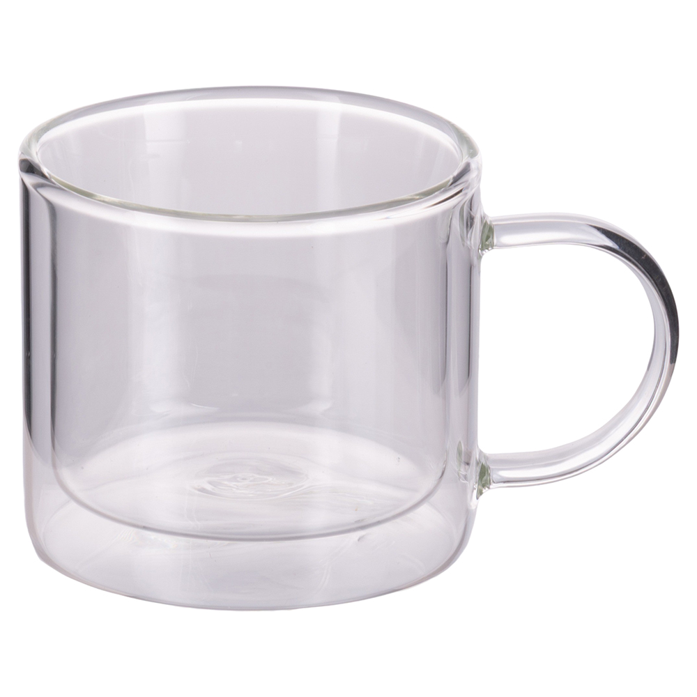 Mug 280 ml in vetro borosilicato incamiciato