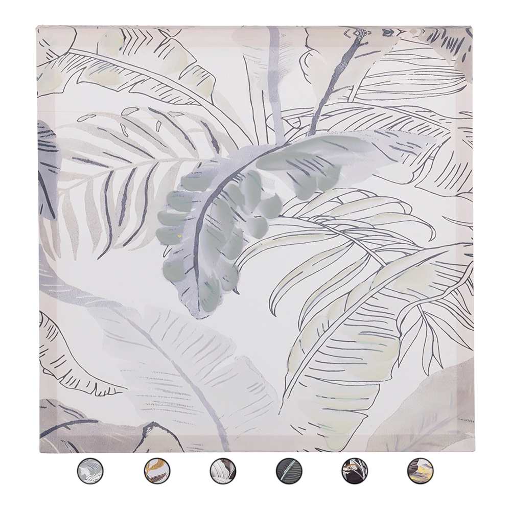 Tela dipinta 40x40 cm, Jungle Sibilla